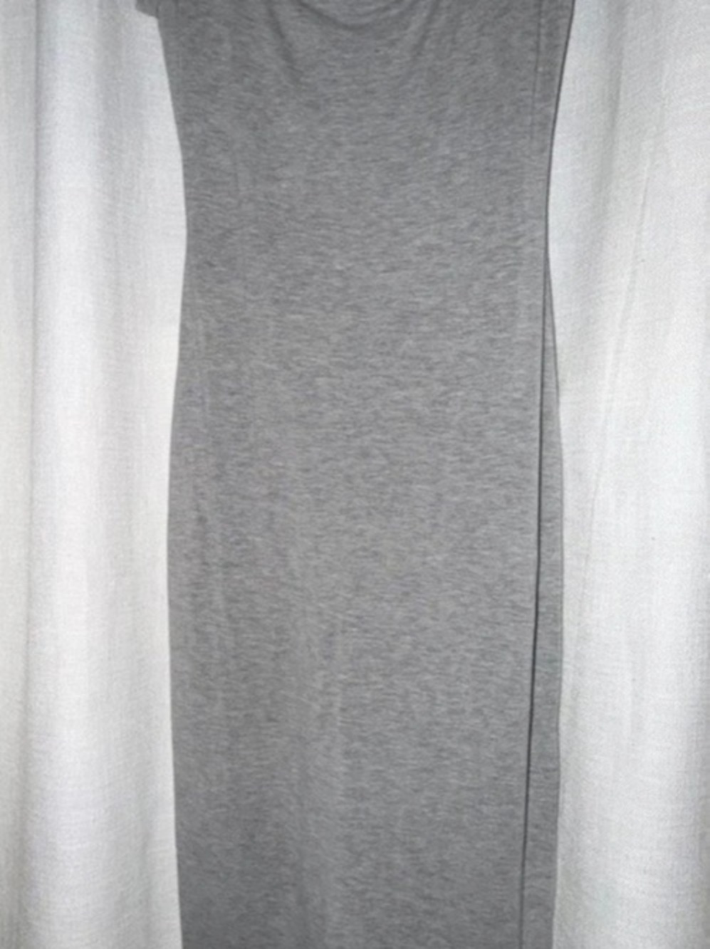 See You Monday Gray Maxi Dress Size XL Like New